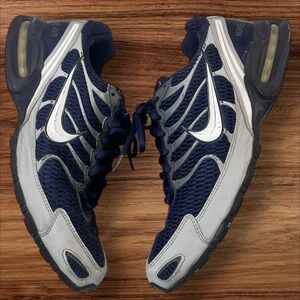 Nike Air Max Torch 4 Running Shoes Navy Blue Silver Mens Size 11.5 Sneakers